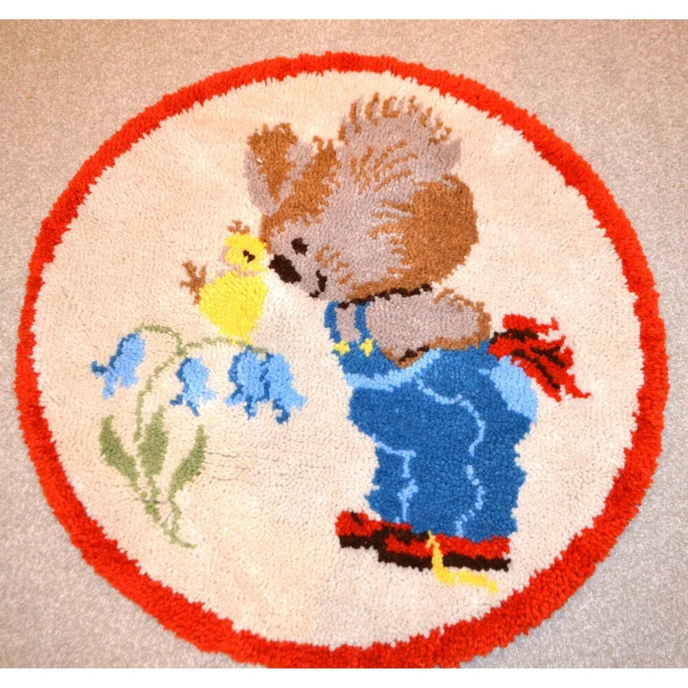 Cottage Core Sweet Childs Latch Hook Shillcraft Rug